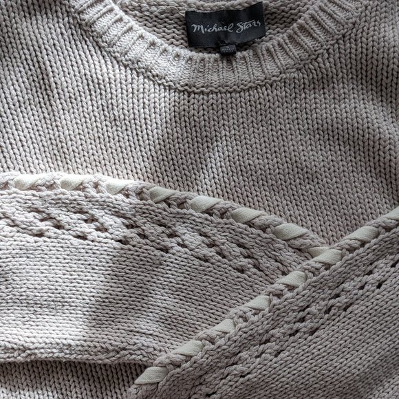 Michael Stars Lace-Up Sweater - Picture 3 of 3